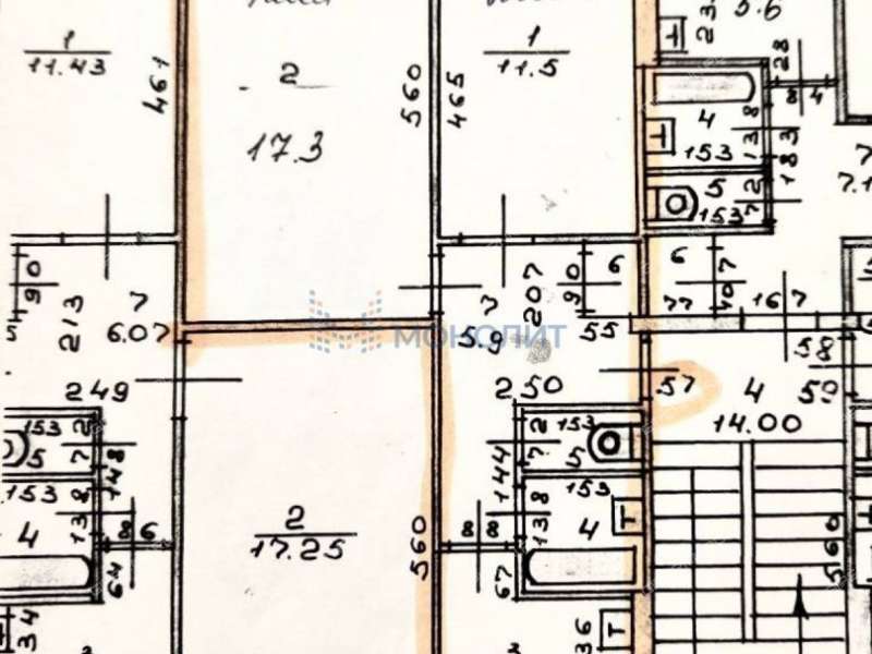 двухкомнатная квартира на проспекте Бусыгина дом 30