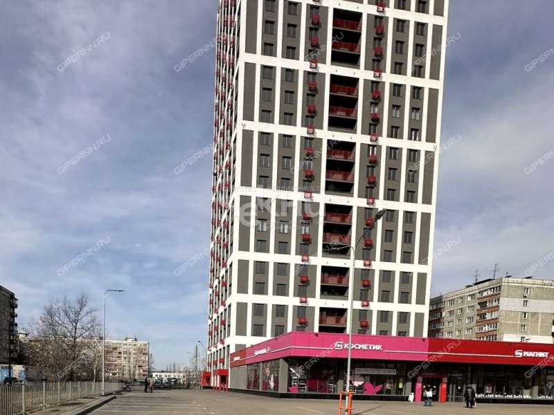 однокомнатная квартира в новостройке на улице Сергея Акимова