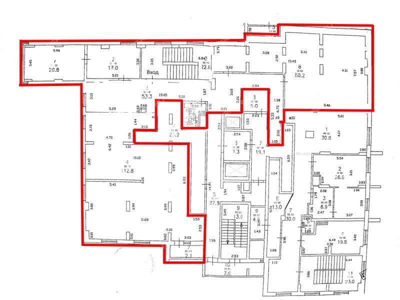 помещение под офис на Мира б-р, д.3