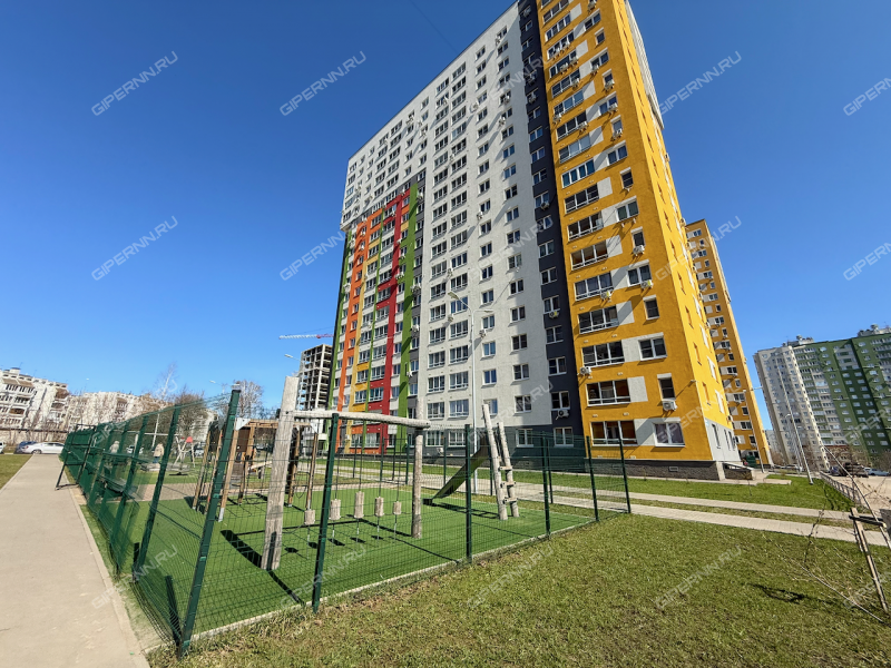 двухкомнатная квартира на улице Цветочная дом 12 к1