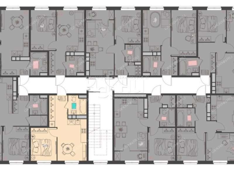 однокомнатная квартира в новостройке на улице Развития посёлок Культура