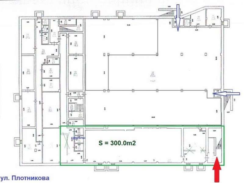 помещение под торговую площадь на улице Краснодонцев