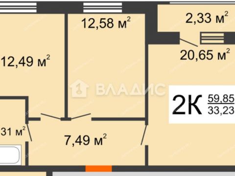 2-komnatnaya-prosp-gagarina-d-36-k4 фото