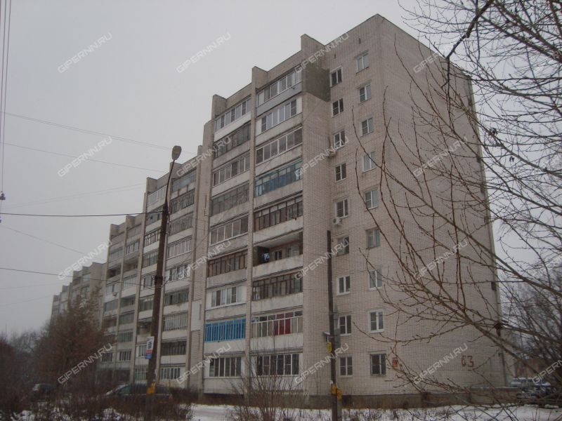 двухкомнатная квартира на Октябрьской улице дом 63 город Дзержинск