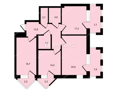 3-komnatnaya-ul-krupskoy-d-14 фото