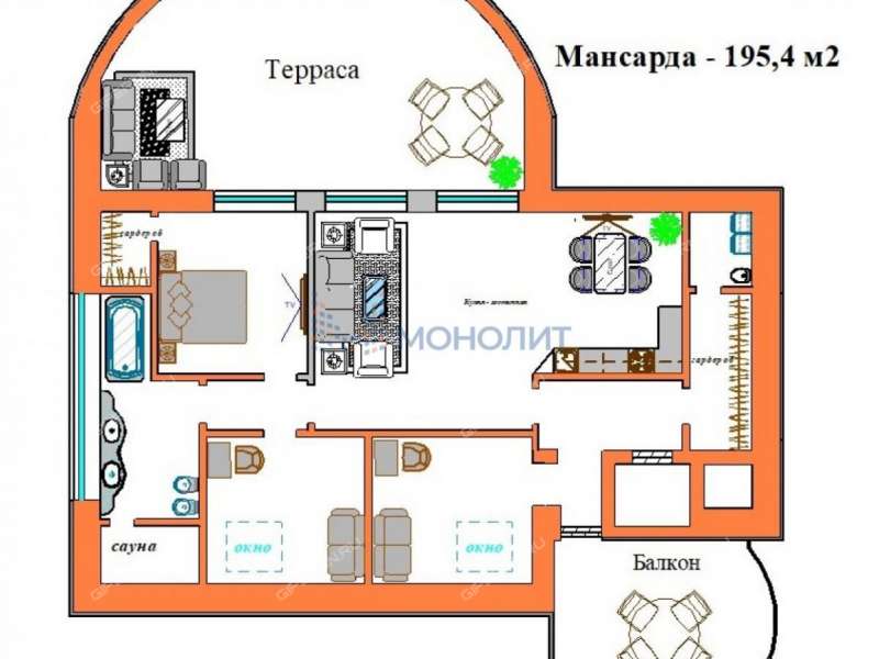 трёхкомнатная квартира на Магистральной улице дом 136Г деревня Афонино