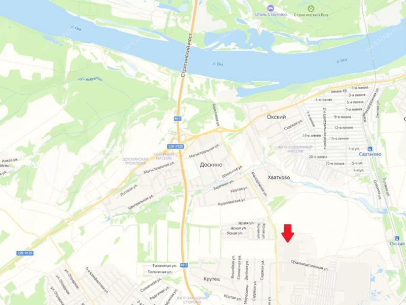 земельный участок под коммерческое использование в Богородском районе Нижегородской области