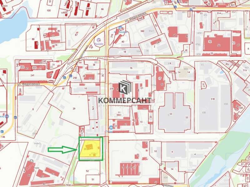 земельный участок под коммерческое использование в Сормовском районе Нижнего Новгорода