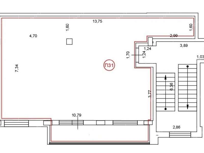 помещение под офис, торговую площадь на Деловой улице