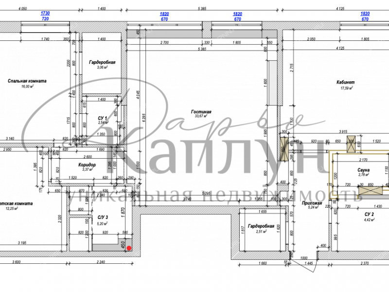 четырёхкомнатная квартира на улице Максима Горького дом 43