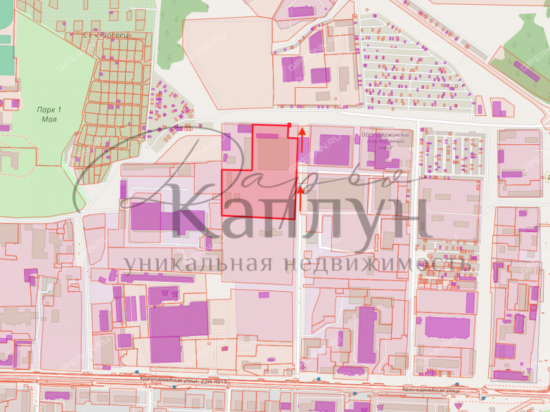 помещение под производственную площадь на Красноармейской улице город Дзержинск