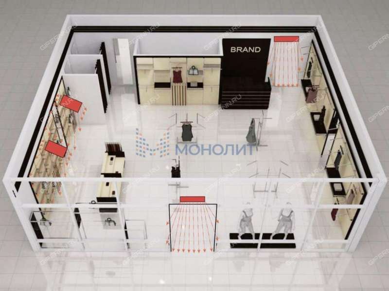 помещение под торговую площадь на Окской улице