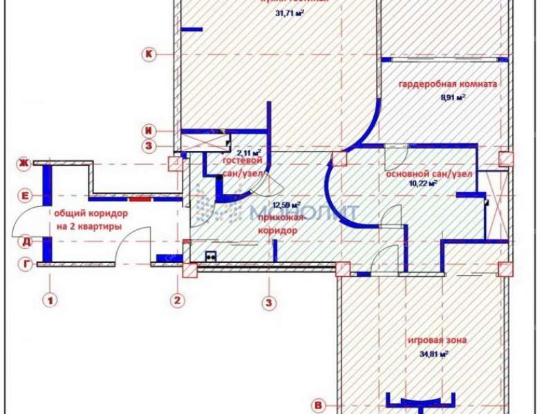 трёхкомнатная квартира на улице Тимирязева дом 35