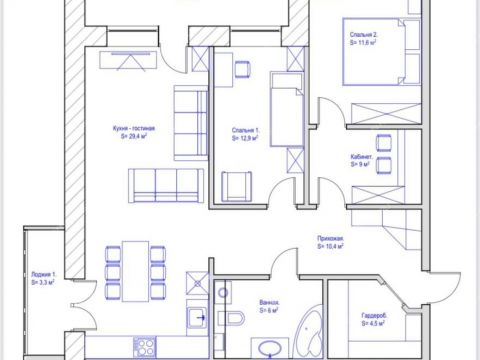 3-komnatnaya-gorod-dzerzhinsk-gorodskoy-okrug-dzerzhinsk фото
