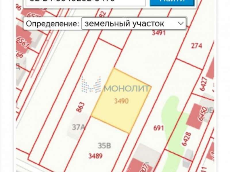 земельный участок 6 соток Новая улица