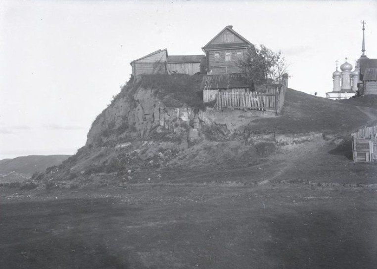 Фото: Город Лысково. Вид на Соборную гору с западной стороны, 1928 / НГИАМЗ / госкаталог.рф