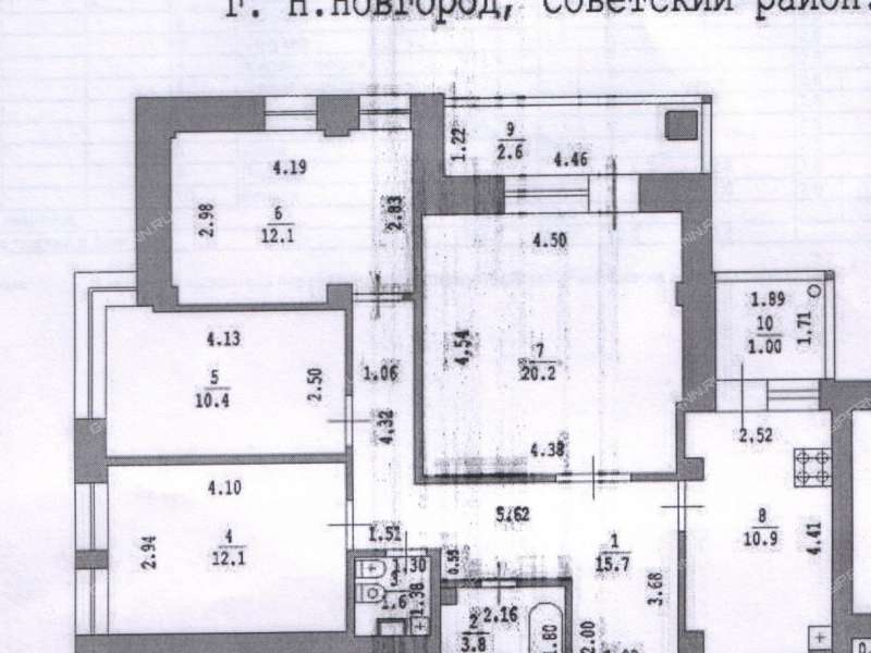 четырёхкомнатная квартира на улице Генкиной дом 61