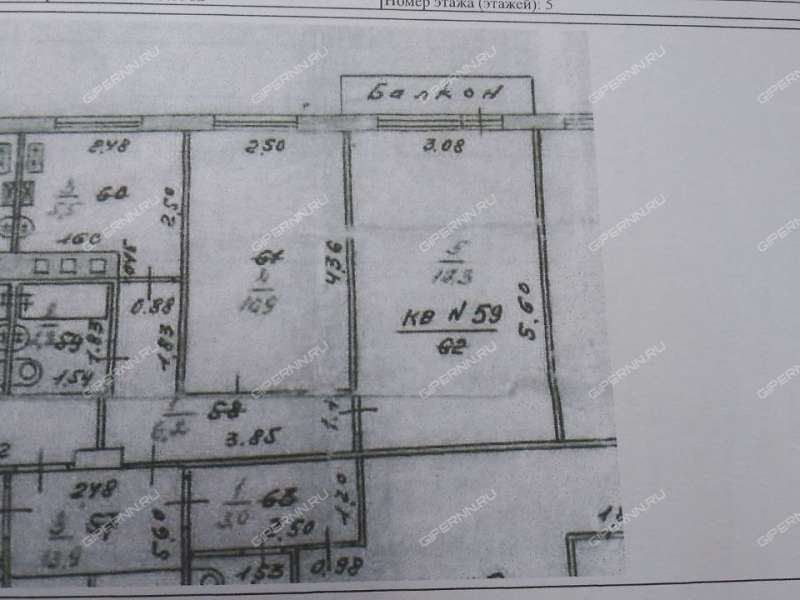 двухкомнатная квартира на улице Надежды Сусловой дом 5 к2