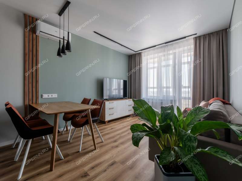 двухкомнатная квартира на улице Александра Хохлова дом 7