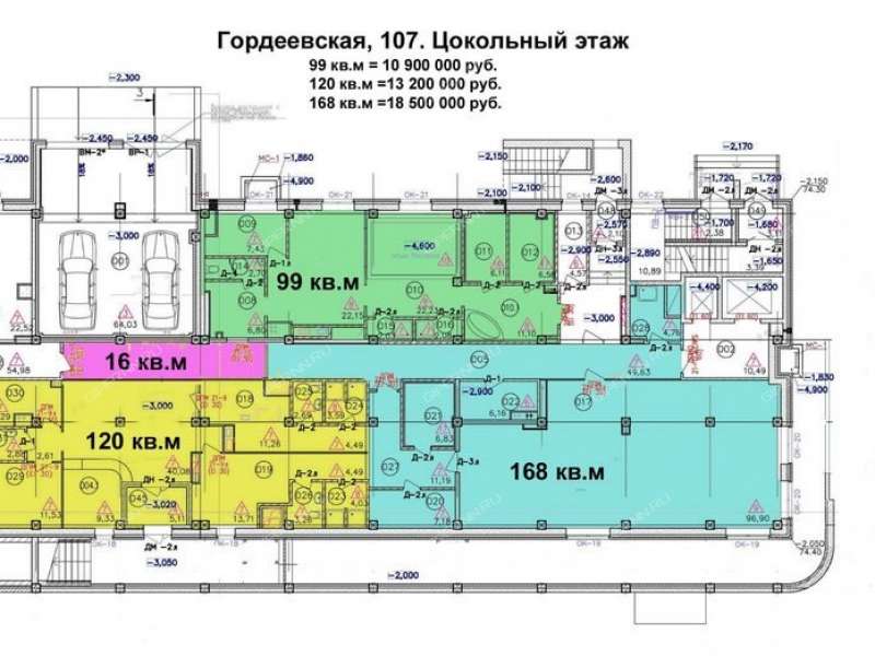 помещение под торговую площадь на Гордеевская ул, д.121