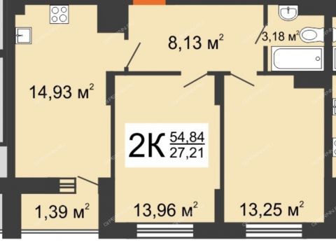 2-komnatnaya-derevnya-ankudinovka-kstovskiy-rayon фото