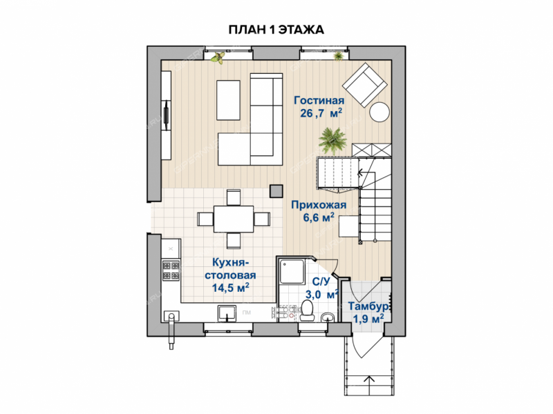 дом на Мирная деревня Малая Ельня