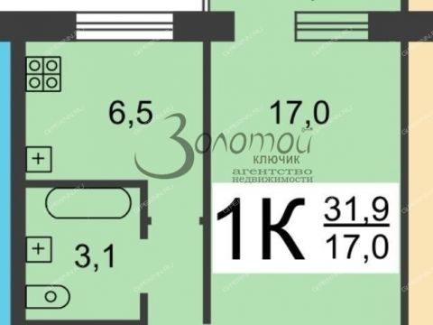 1-komnatnaya-ul-fedoseenko-d-27a фото