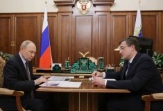 Владимир Путин встретился с главой Нижегородской области Глебом Никитиным