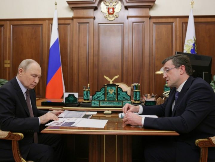 Владимир Путин встретился с главой Нижегородской области Глебом Никитиным