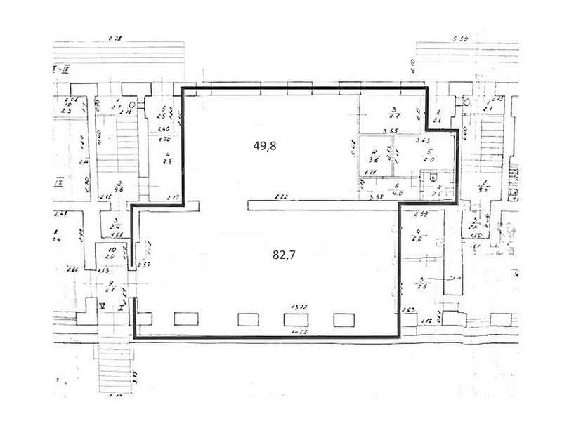 помещение под торговую площадь на улице Белинского